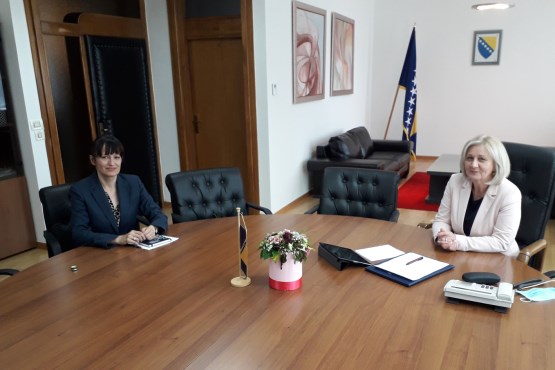 Zamjenica predsjedavajućeg Predstavničkog doma PSBiH Borjana Krišto primila u nastupnu posjetu šeficu Ureda Vijeća Evrope u BiH